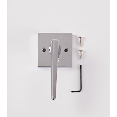 Sure-Loc Hardware Sure-Loc Hardware Basel Square Dummy Lever, Polished Chrome BS100-SQ 26